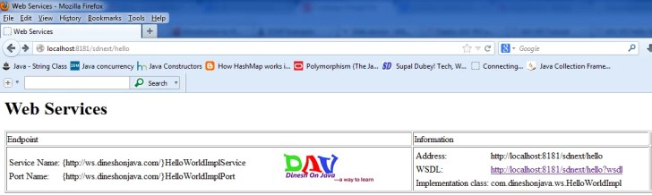 Simple Web Service and Clients with JAX-WS