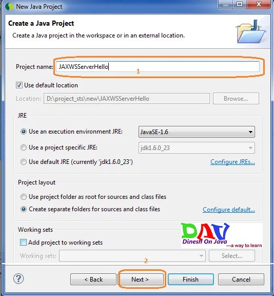 JAX WS Hello World Example