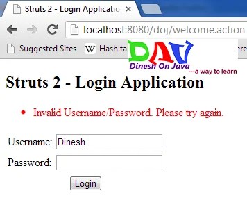 Struts Database Access