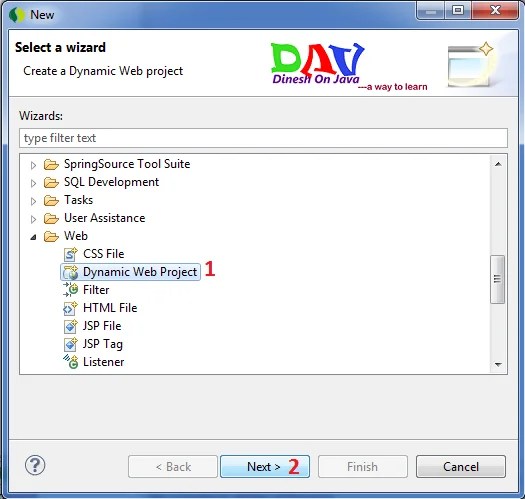 Setting Up Struts 2 in Eclipse