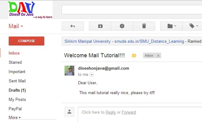 Send an Email via Gmail