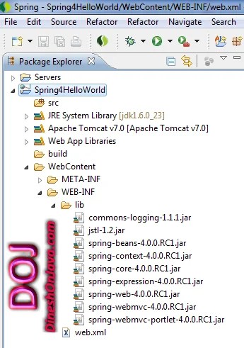 Spring 4 setup