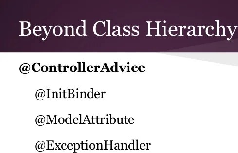 @ControllerAdvice annotation improvements in Spring 4