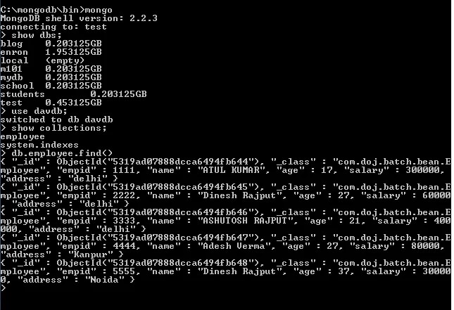 Spring Batch Example XML to MongoDB
