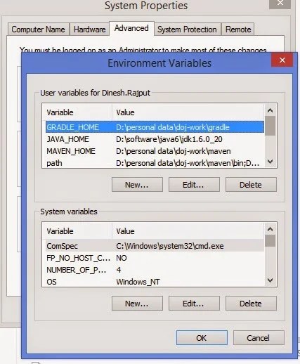 gradle-environment