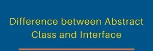 Difference between interfaces and abstract classes in Java