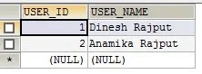 Update Query