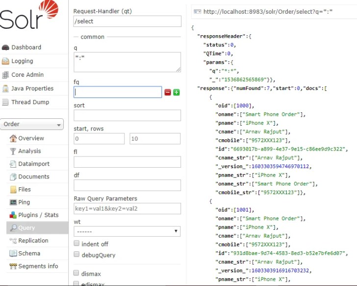 solr data