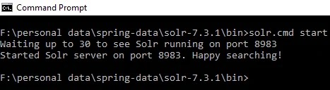 start solr