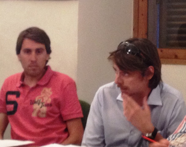 Tomeu Mulet (PP) i Pere Joan Mestre (CxI).