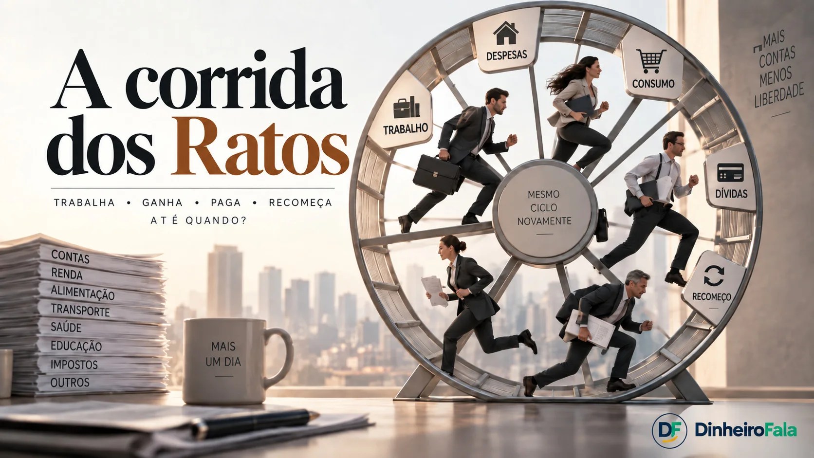 Corrida dos Ratos: O Que é, Como Funciona e Como Sair Deste Ciciclo Financeiro