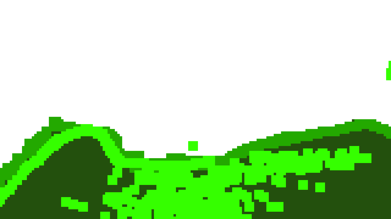 Mountains pixel art
