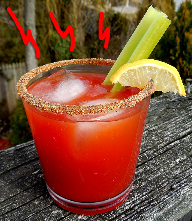 Take it up a notch with parsley ice cubs, too.