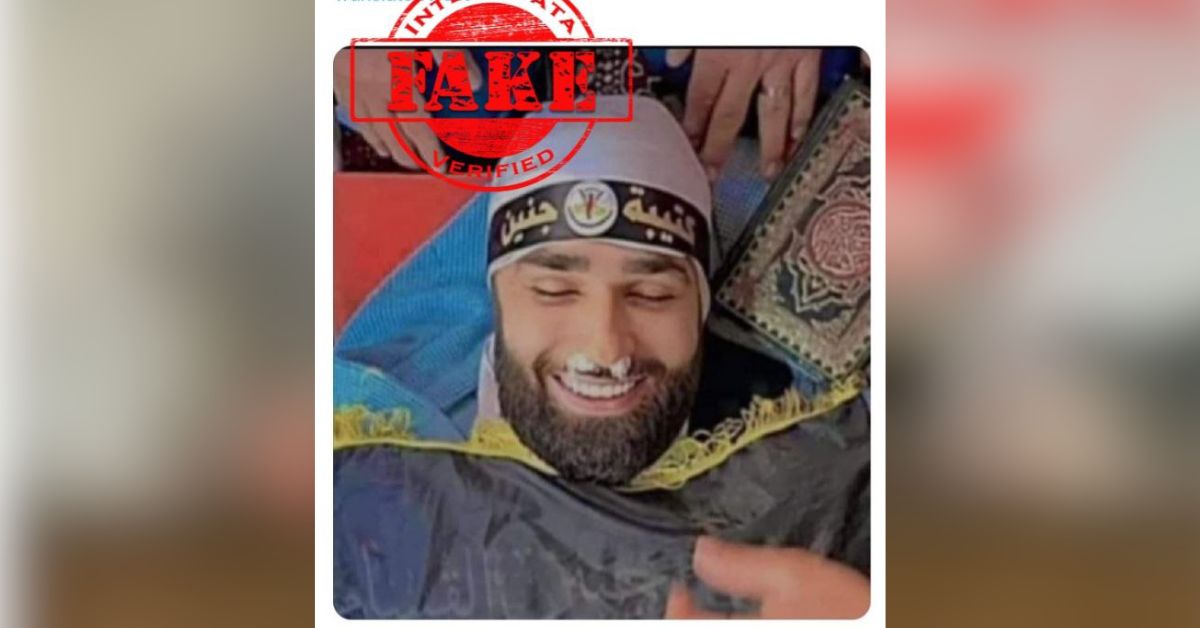 Unveiling Deception: @KashifArsalaan's False Martyr Image Propagates Misinformation
