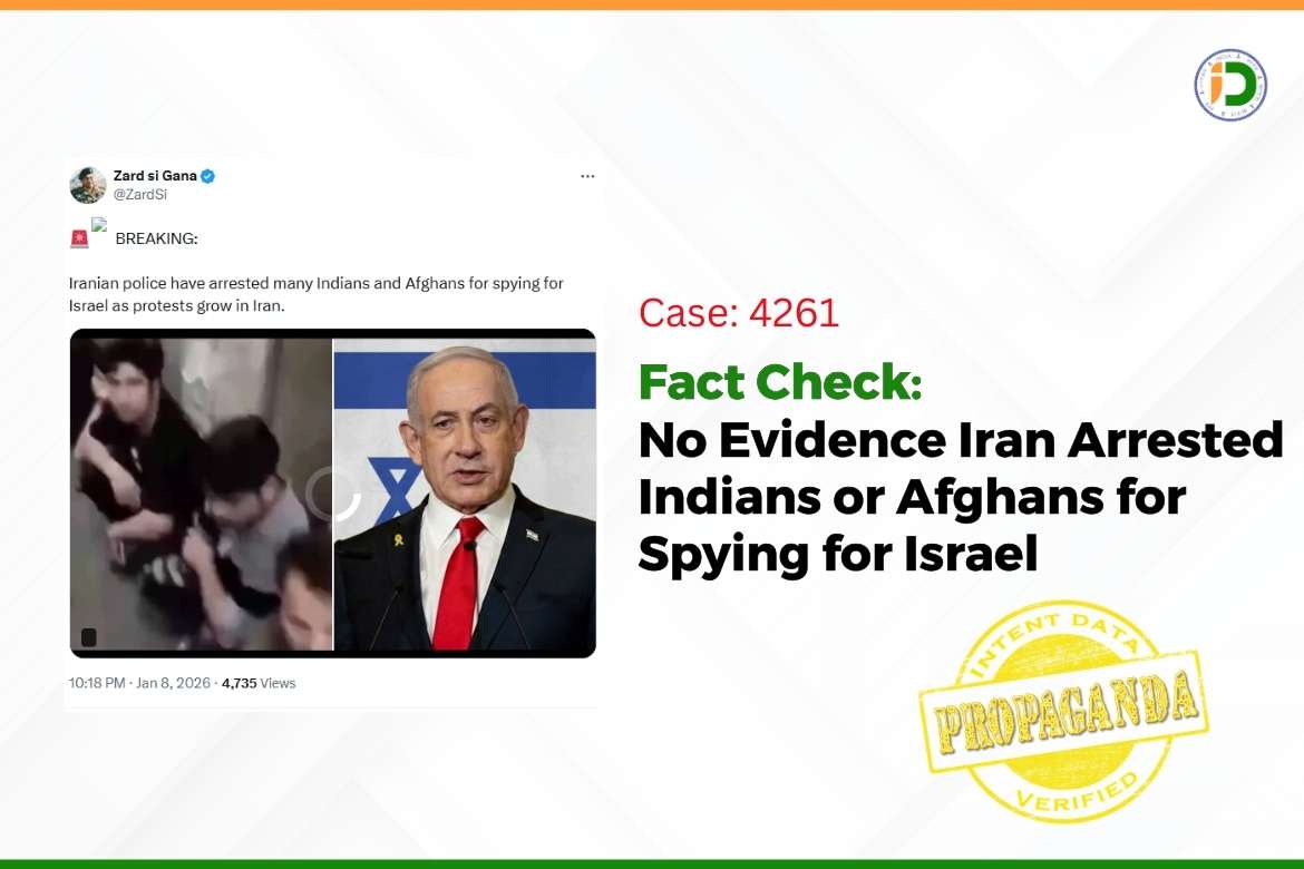 Fact Check: No Evidence Iran Arrested Indians or Afghans for Spying for Israel