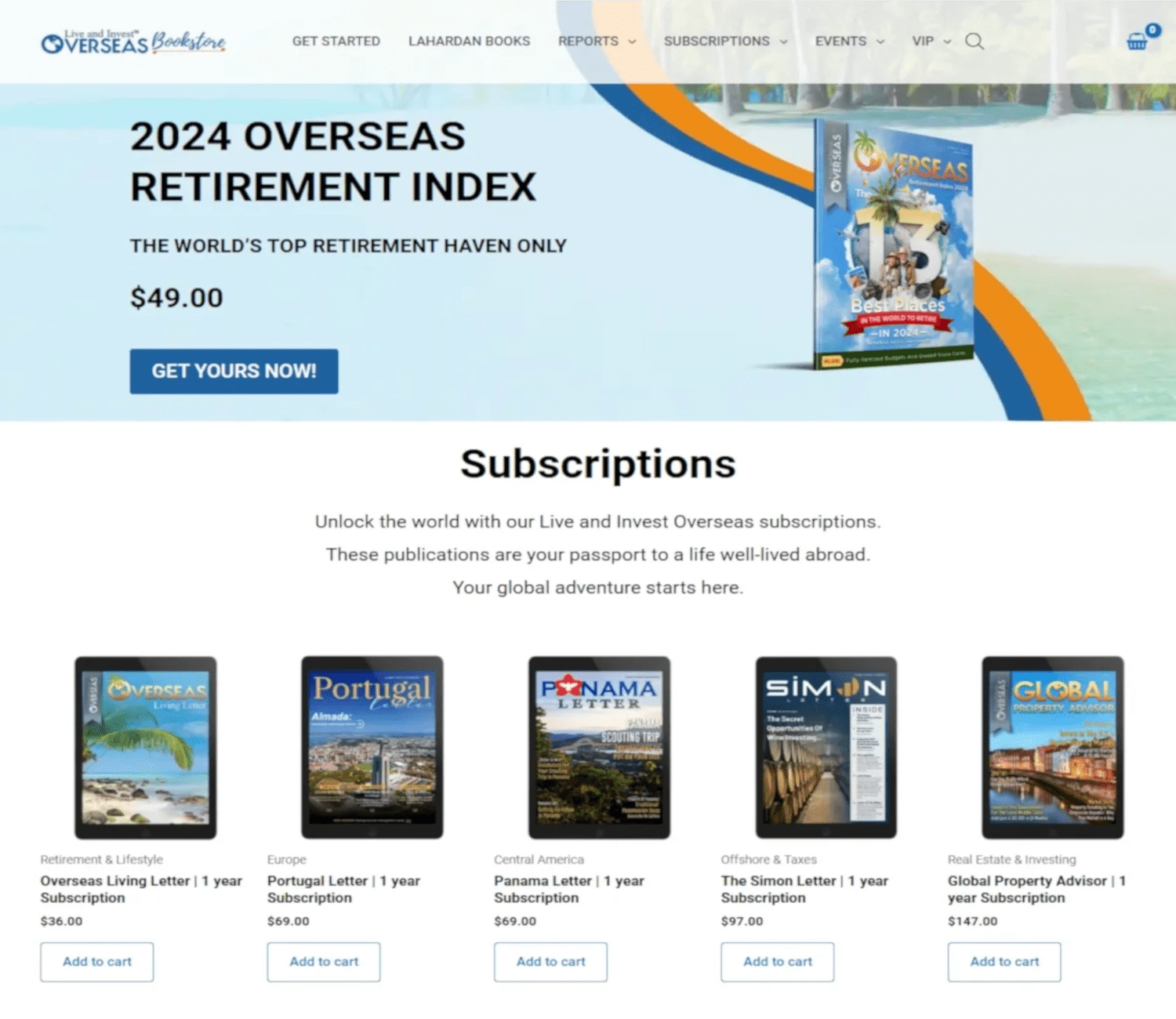 Live And Invest Overseas Store