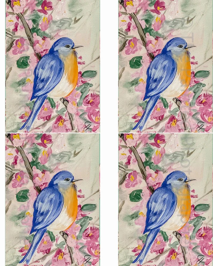 3 x 5 Bluebird Delight