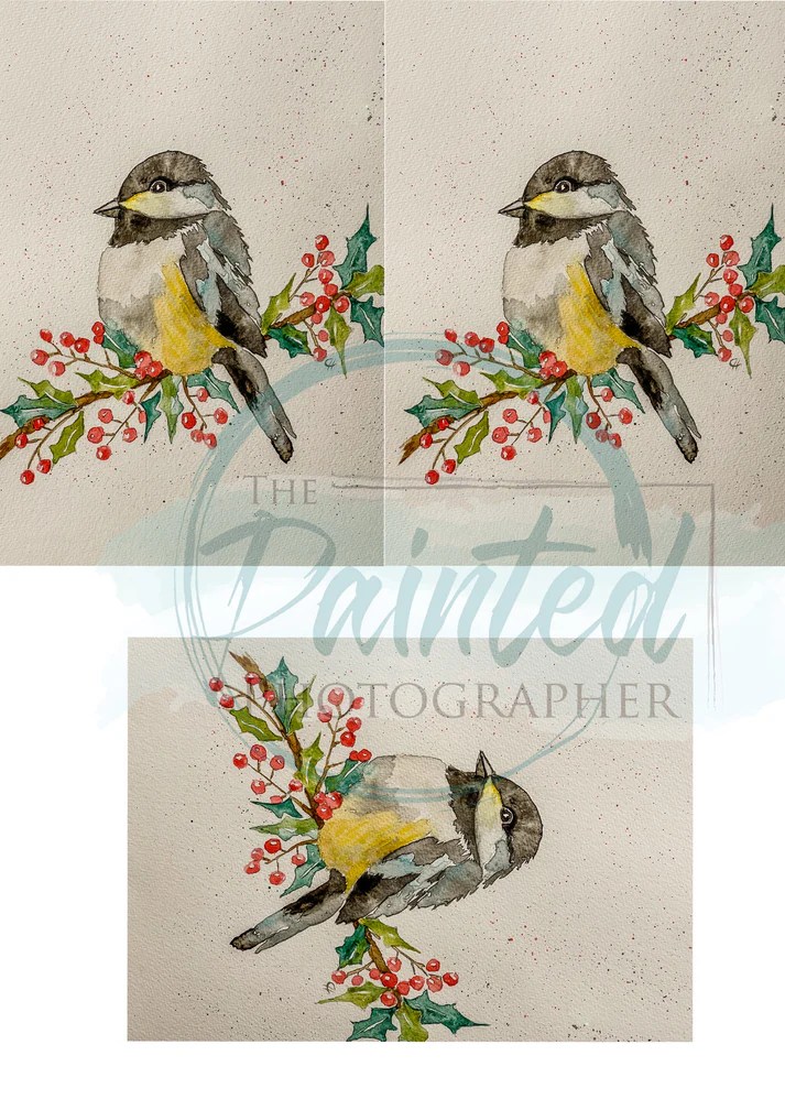 Merry Tweet Mis Watercolor