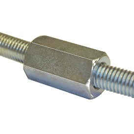 M12-1.75 X 1 Meter (3ft) B7 High Strength Hardened Threaded Rod – All Thread Steel, Plain Finish