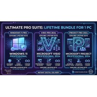 Ultimate Pro Suite (Windows 11 Pro + Visio Pro + Project Pro)
