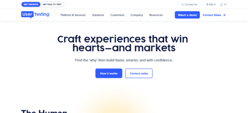 UserTesting.com - Inteligencia Artificial (IA) - directorioia.net