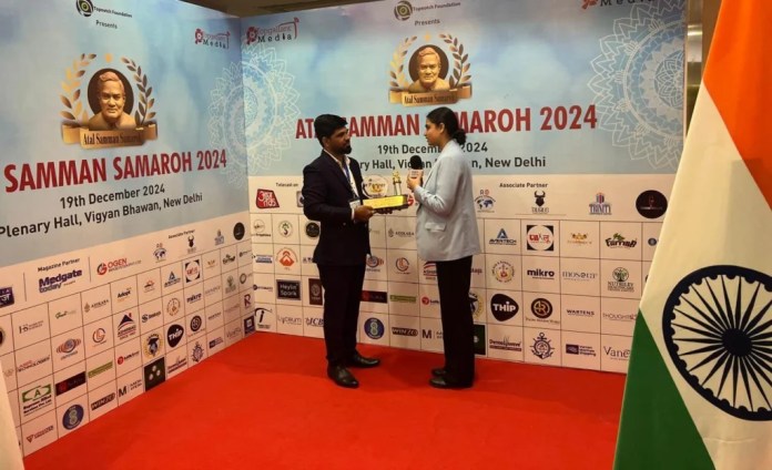 JAY PARIVARTAN INDIA Honored with BEST QUALITY PRODUCT & SERVICES AWARD at ATAL SAMMAN SAMAROH 2024
