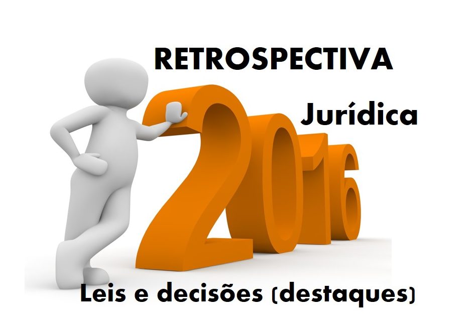 Retrospectiva Jurídica 2016