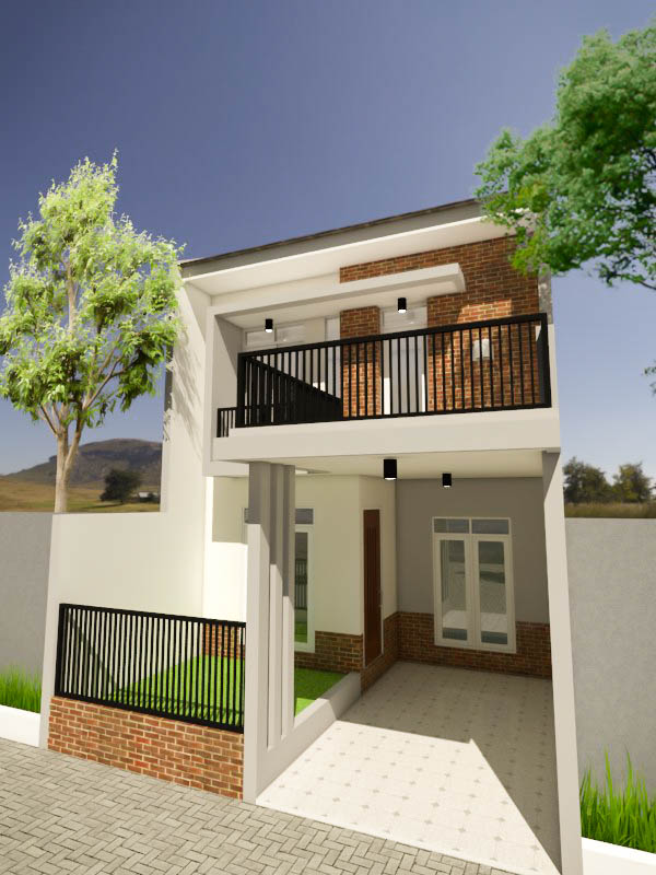 Dapatkan Gambar Desain Rumah 8 X 15 M2 2 Lantai 4 Ruang Tidur Desain Rumah Online Terkeren oleh Lampunghits.com