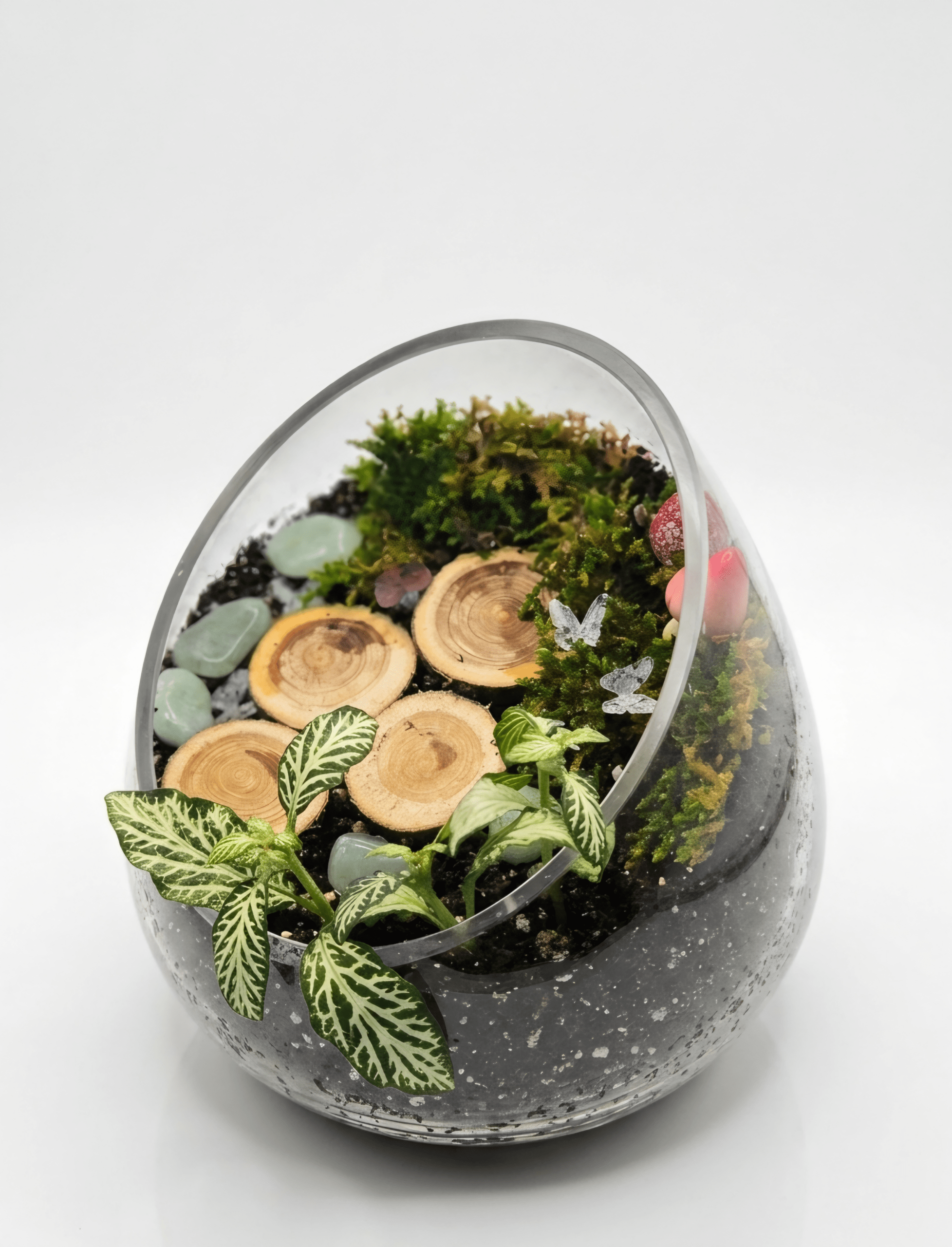 Enchanted Forest Walkway DIY Fittonia Terrarium Kit