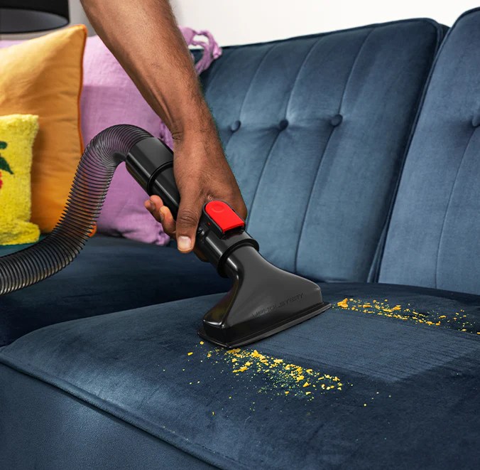 Dirt devil multi-surface extended reach+ upright vacuum