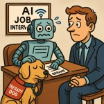 BREAKING: AI Job Interviews Now Require Emotional Support Pets—For the Bots