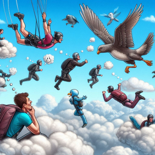 Skydivers Discover Ultimate Adrenaline Hack: Just Forget the Parachute!