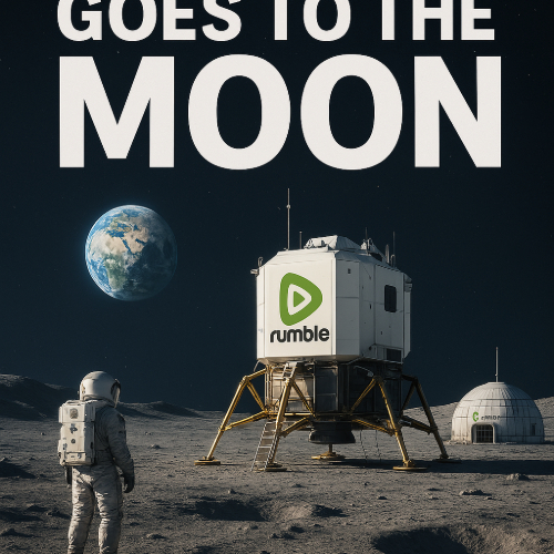 BREAKING: Rumble Rockets Past NASDAQ, Literally Heads to the Moon