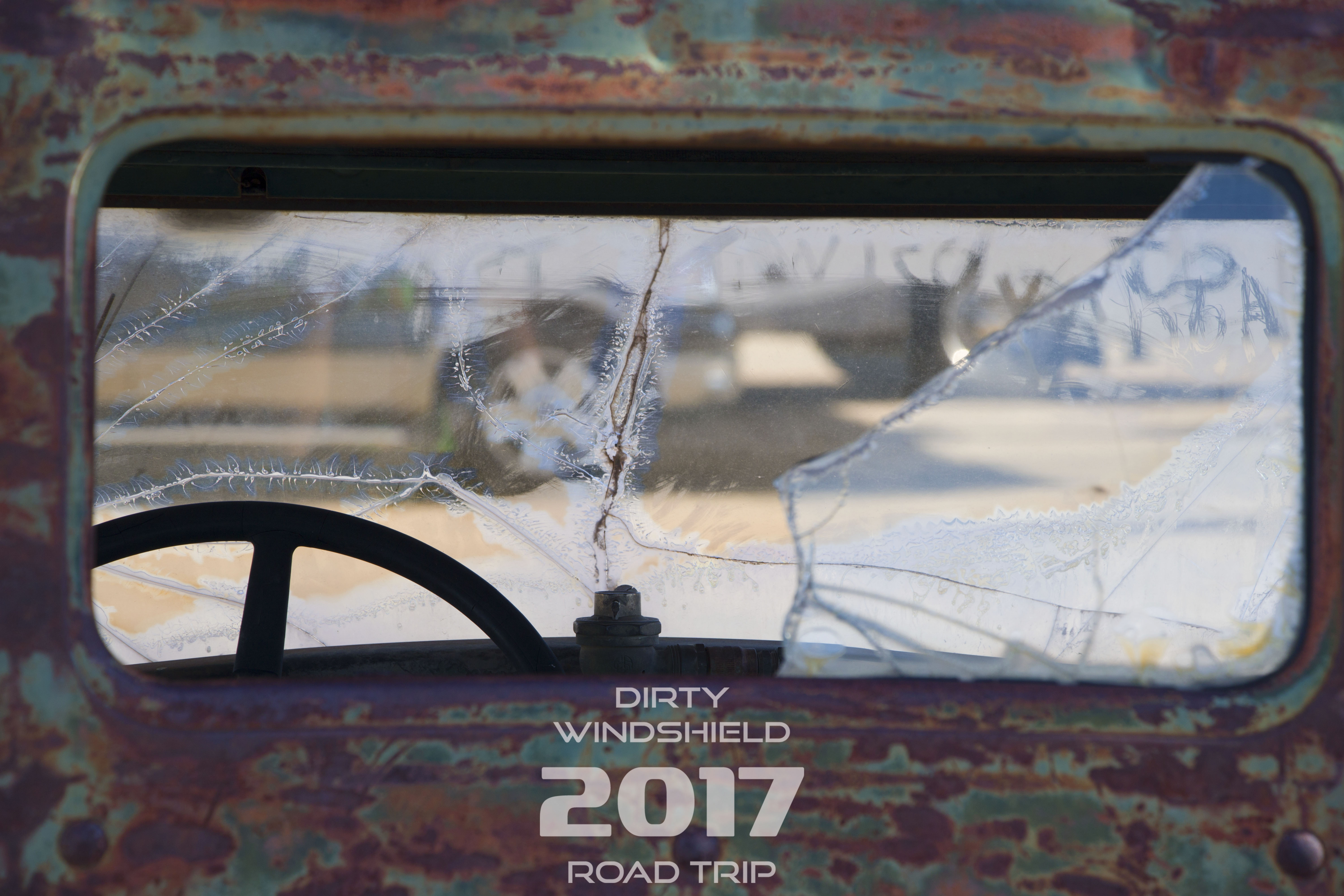 Through a Dirty Windshield Arizona