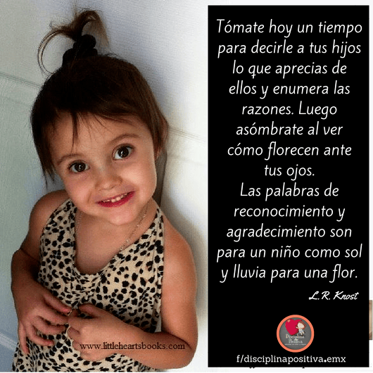 Tómate un tiempo para decirle a tus hijos
