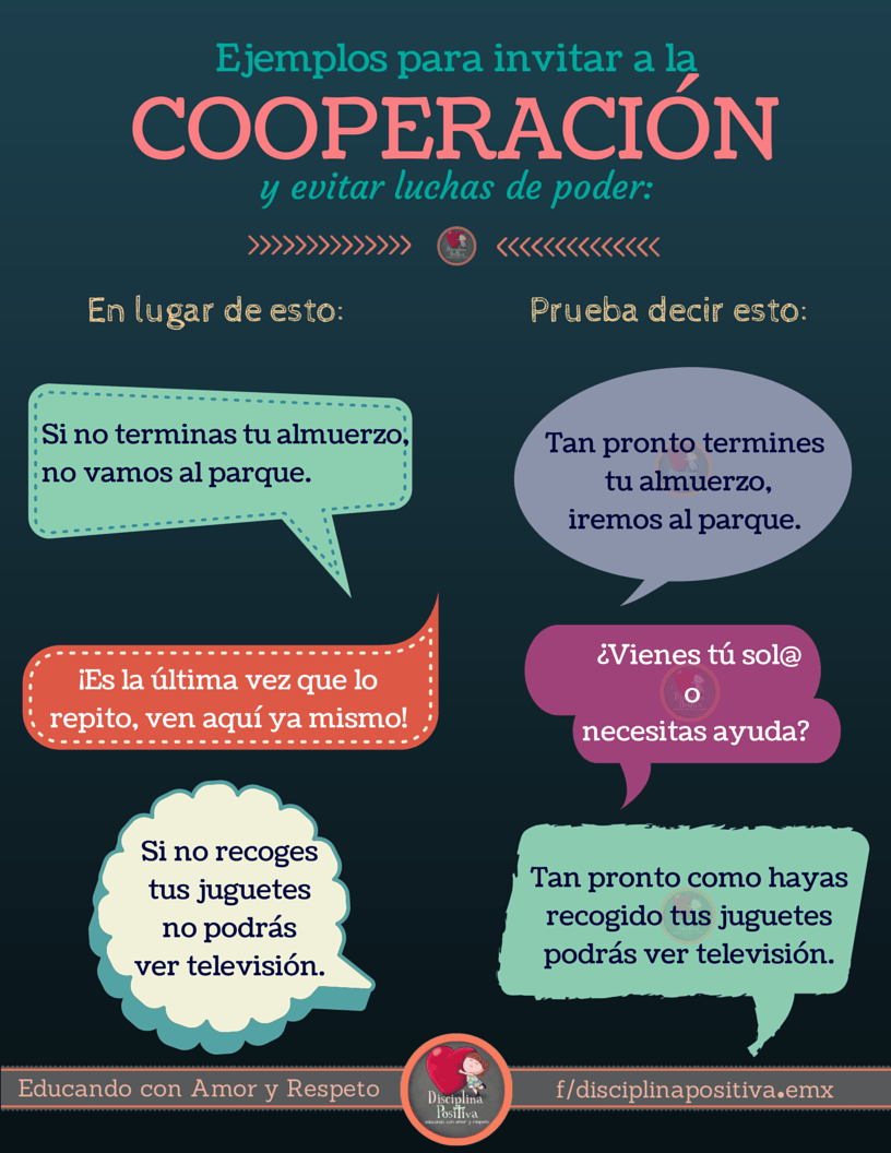 Cooperación, alentar