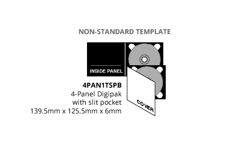 Unified manufacturing offers cd digipack of 2, 4, 6 panel templates and cd booklets and jackets, so, you can easily download from our cd templates section. Digipak Templates