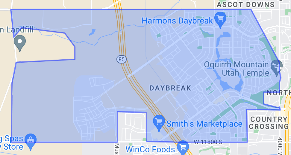 Daybreak South Jordan UT Homes For Sale 1 5 Listing Fee 50 Daybreak Map Min 