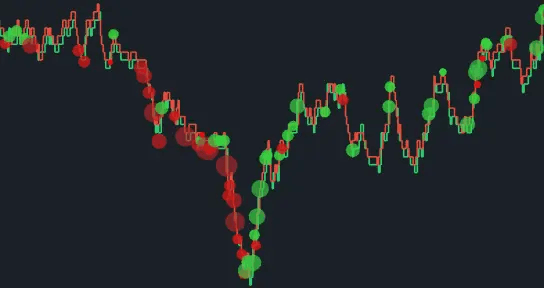 BookMap Trading Platform - Volume Bubbles