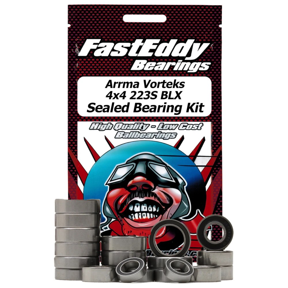 FastEddy Arrma Vorteks 4x4 223S BLX Sealed Bearing Kit (TFE9516)