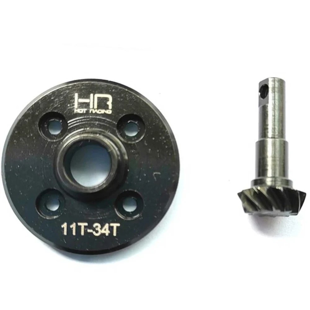 Hot Racing Steel Helical Differential Ring/Pinion Gear 11T/34T For Traxxas TRX-4