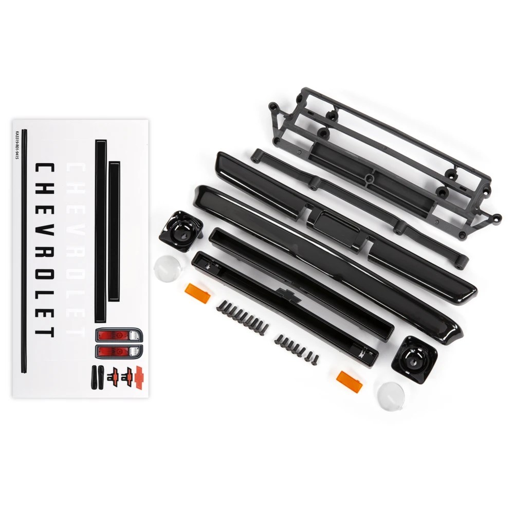 Traxxas C10 Drag Slash Body Accessories (Black) (9415)