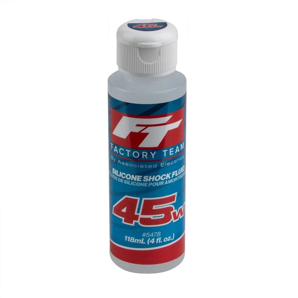 Team Associated Silicone Shock Fluid 45wt (575 cSt) 4oz (ASC5478)