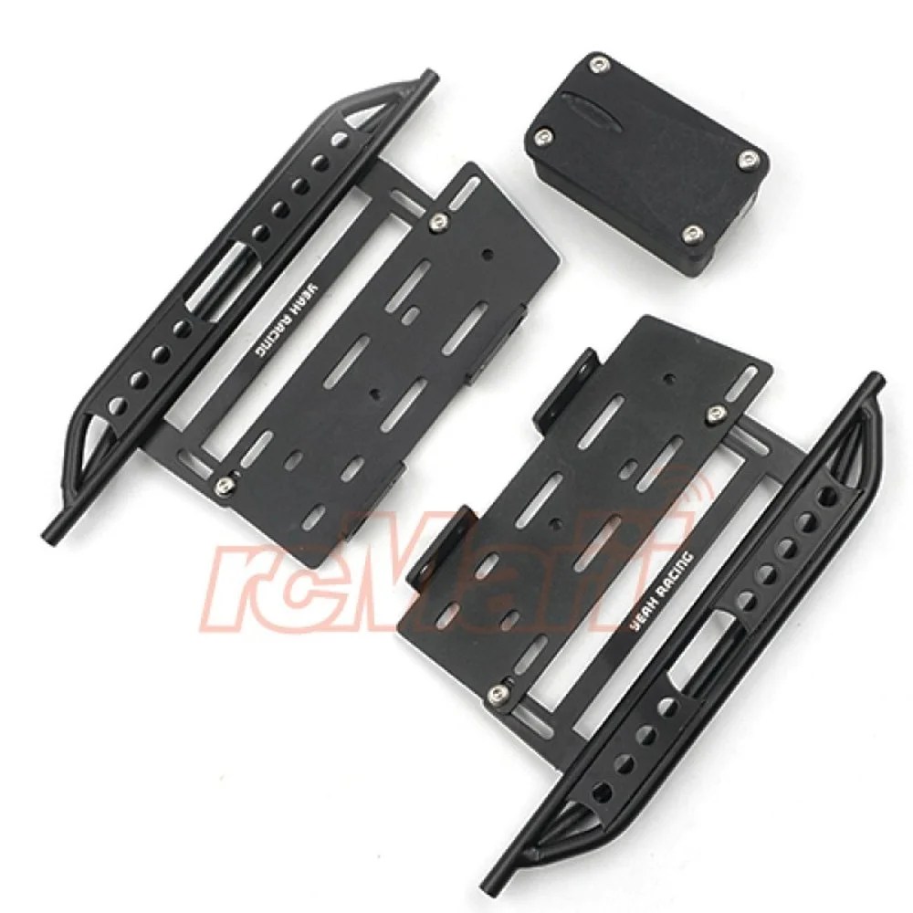 Yeah Racing Metal Rock Rails w/ Receiver Box For Axial SCX10 II (AXSC-004)