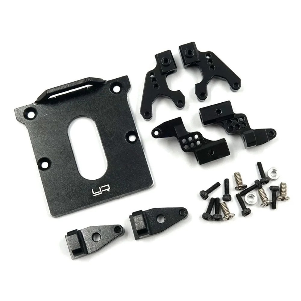 Yeah Racing Aluminum Front & Rear Adjustable Shock Mount for Axial SCX24 (AXSC-049)