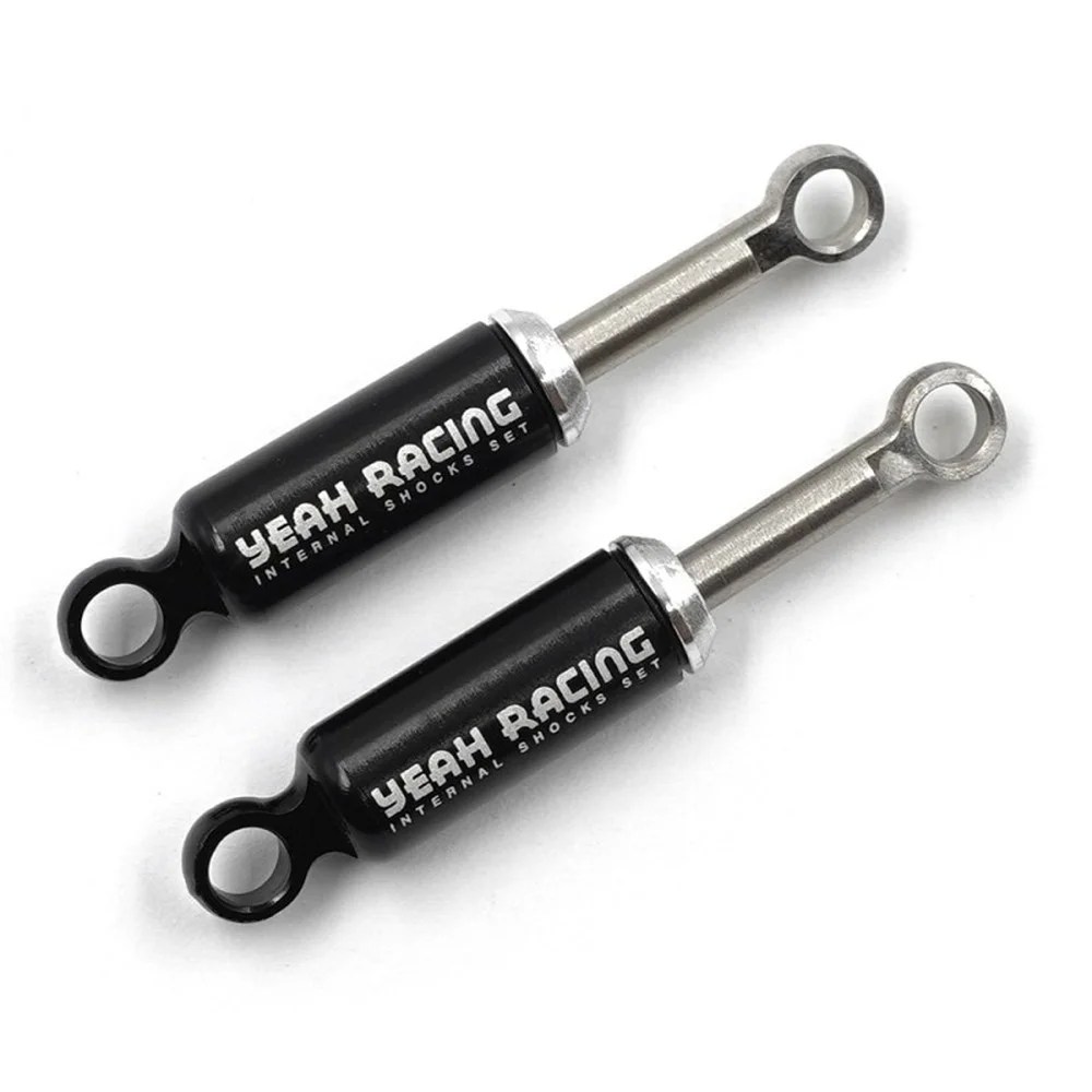Yeah Racing Aluminum Internal Shocks 2pcs for Axial SCX24 Black (AXSC-063BK)