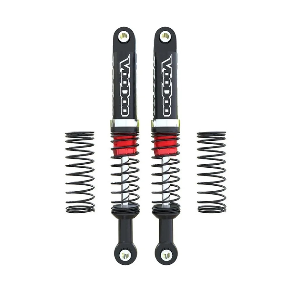 Team Ottsix Racing Voodoo 90mm Preassembled Comp Shocks (Red) (2pcs)