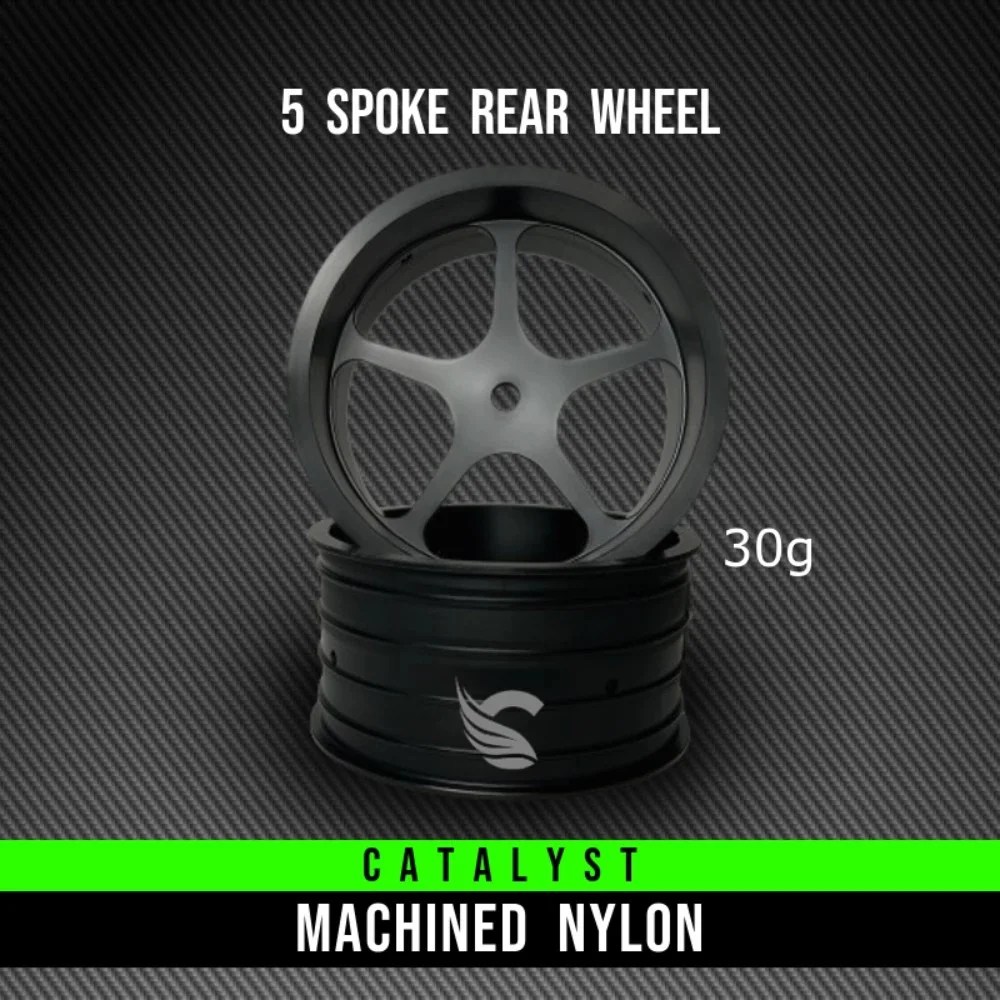 Team Ottsix V2 5 Spoke Machined Nylon Rear Drag Wheels (2pcs)
