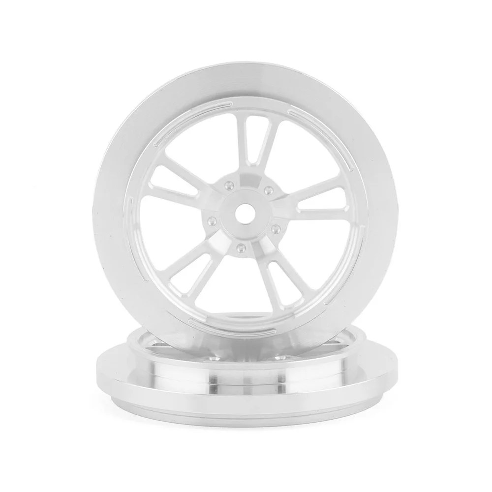 SSD RC V Spoke 2.2/2.7" Narrow Front Drag Wheels (Silver) (2) SSD00530