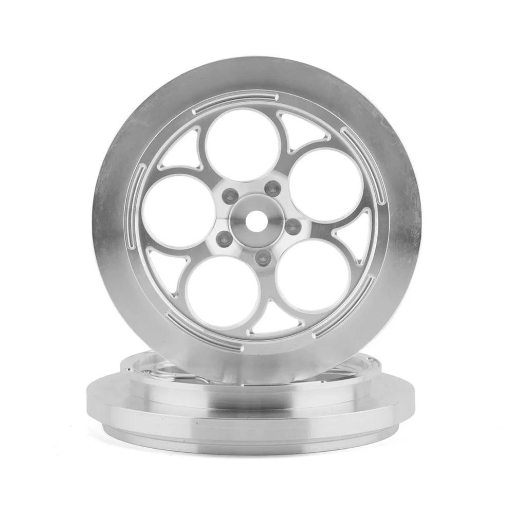 SSD RC 5 Hole 2.2/2.7" Narrow Front Drag Wheels (Silver) (2) SSD00545